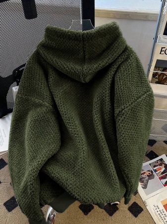 GlowEve 25pcs Autumn/Winter New Arrival High-End Niche Fuzzy Fleece Hoodie Sweatshirt Fall Cloth For Women - Image 16