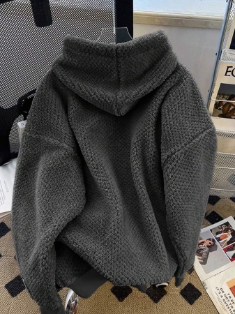 GlowEve 25pcs Autumn/Winter New Arrival High-End Niche Fuzzy Fleece Hoodie Sweatshirt Fall Cloth For Women - Image 23