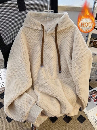 GlowEve 25pcs Autumn/Winter New Arrival High-End Niche Fuzzy Fleece Hoodie Sweatshirt Fall Cloth For Women - Image 28