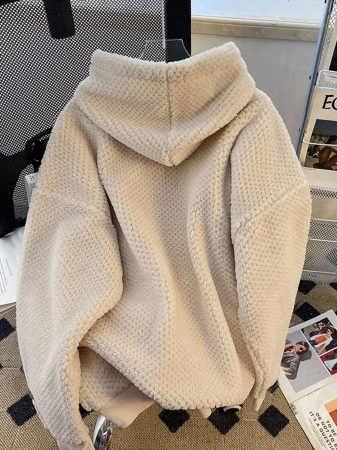 GlowEve 25pcs Autumn/Winter New Arrival High-End Niche Fuzzy Fleece Hoodie Sweatshirt Fall Cloth For Women - Image 29