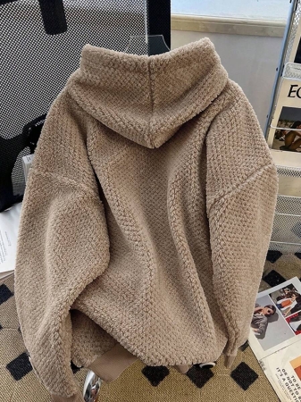 GlowEve 25pcs Autumn/Winter New Arrival High-End Niche Fuzzy Fleece Hoodie Sweatshirt Fall Cloth For Women - Image 47