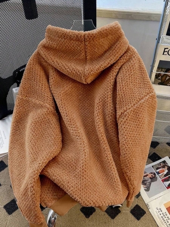 GlowEve 25pcs Autumn/Winter New Arrival High-End Niche Fuzzy Fleece Hoodie Sweatshirt Fall Cloth For Women - Image 53