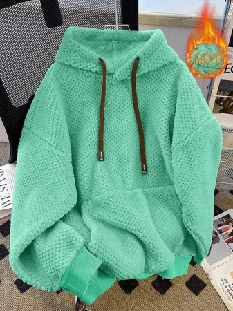 GlowEve 25pcs Autumn/Winter New Arrival High-End Niche Fuzzy Fleece Hoodie Sweatshirt Fall Cloth For Women - Image 64