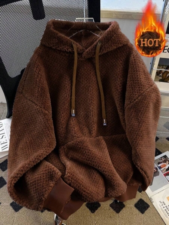 GlowEve 25pcs Autumn/Winter New Arrival High-End Niche Fuzzy Fleece Hoodie Sweatshirt Fall Cloth For Women - Image 70