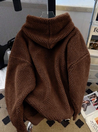 GlowEve 25pcs Autumn/Winter New Arrival High-End Niche Fuzzy Fleece Hoodie Sweatshirt Fall Cloth For Women - Image 71