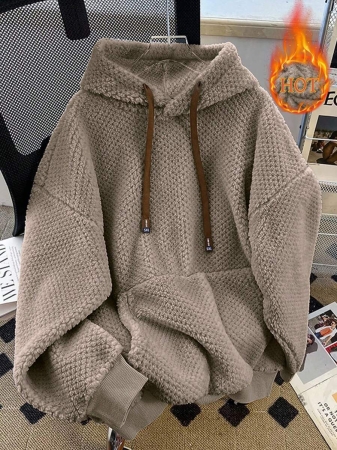 GlowEve 25pcs Autumn/Winter New Arrival High-End Niche Fuzzy Fleece Hoodie Sweatshirt Fall Cloth For Women - Image 88