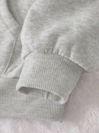 SHEIN Women's Drop Shoulder Hoodie Long Sleeve Sweatshirt, Suitable For Everyday Wear Fall Cloth For Women - Image 17