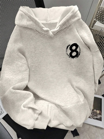 SHEIN Women's Drop Shoulder Hoodie Long Sleeve Sweatshirt, Suitable For Everyday Wear Fall Cloth For Women - Image 32