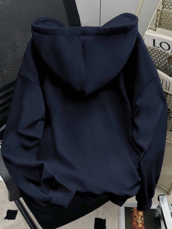 SHEIN Women's Drop Shoulder Hoodie Long Sleeve Sweatshirt, Suitable For Everyday Wear Fall Cloth For Women - Image 64