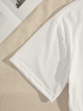 Women'S Cute Panda Print T-Shirt - Soft Knit Fabric, Short Sleeve Crew Neck, Casual & Comfortable Top For Spring & Summer, Red With Black Panda Design, Casual Wear | Playful Design | Comfortable Fit - Image 5