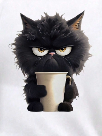 INAWLY Graphic Print Round Neck Casual Versatile Long Sleeve T-Shirt Graphic Tees Women Tops For Spring Fall Cloth For Women - Image 8