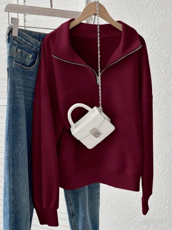 INAWLY Women's Loose Split Zip-Up Hoodie,Graduation,Teacher,Back To School Pullover Fall - Image 22