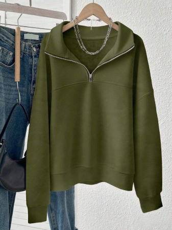 INAWLY Women's Loose Split Zip-Up Hoodie,Graduation,Teacher,Back To School Pullover Fall - Image 29