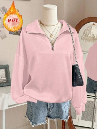 INAWLY Women's Loose Split Zip-Up Hoodie,Graduation,Teacher,Back To School Pullover Fall - Image 35