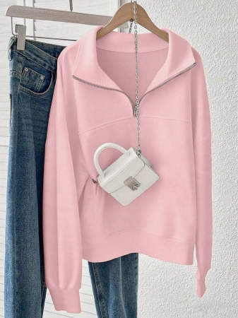 INAWLY Women's Loose Split Zip-Up Hoodie,Graduation,Teacher,Back To School Pullover Fall - Image 38