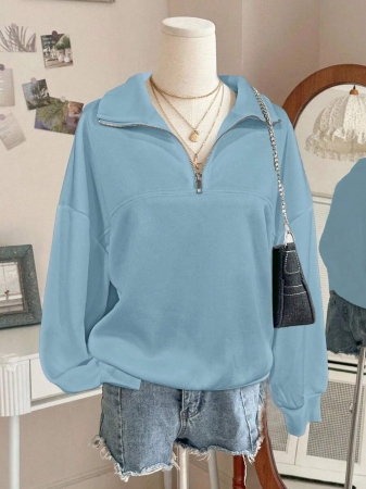 INAWLY Women's Loose Split Zip-Up Hoodie,Graduation,Teacher,Back To School Pullover Fall - Image 45