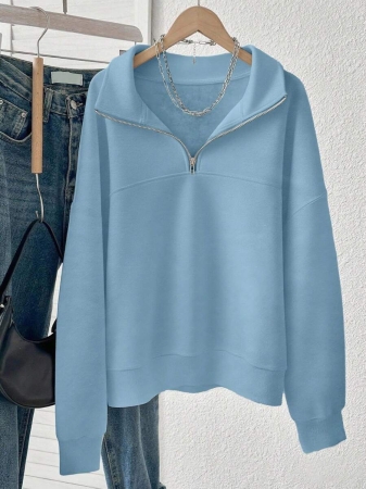 INAWLY Women's Loose Split Zip-Up Hoodie,Graduation,Teacher,Back To School Pullover Fall - Image 46