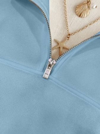 INAWLY Women's Loose Split Zip-Up Hoodie,Graduation,Teacher,Back To School Pullover Fall - Image 48