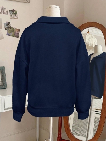 INAWLY Women's Loose Split Zip-Up Hoodie,Graduation,Teacher,Back To School Pullover Fall - Image 60