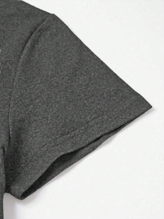 EMERY ROSE Halloween Plus Size Women's Casual Pumpkin Print Round Neck Short Sleeve T-Shirt, Summer - Image 67