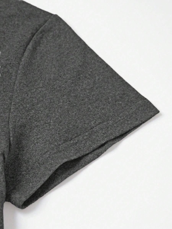 EMERY ROSE Halloween Plus Size Women's Casual Pumpkin Print Round Neck Short Sleeve T-Shirt, Summer - Image 73