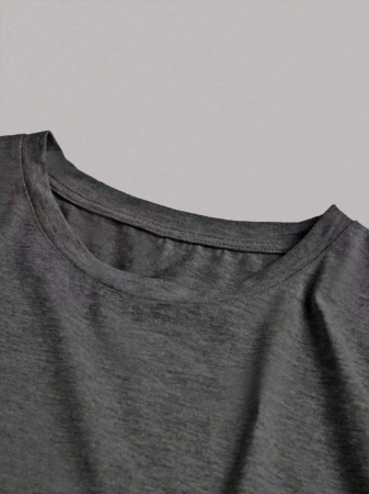 EMERY ROSE Halloween Plus Size Women's Casual Pumpkin Print Round Neck Short Sleeve T-Shirt, Summer - Image 77