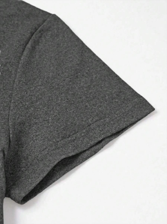 EMERY ROSE Halloween Plus Size Women's Casual Pumpkin Print Round Neck Short Sleeve T-Shirt, Summer - Image 78