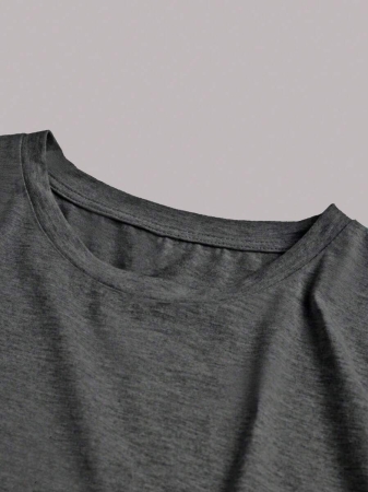 EMERY ROSE Halloween Plus Size Women's Casual Pumpkin Print Round Neck Short Sleeve T-Shirt, Summer - Image 83