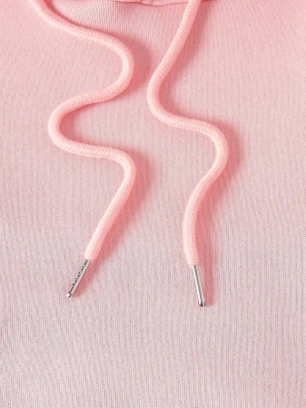 Women's Plus Size Butterfly Hoodie - Grey With Pink Trim, "Be Yourself" Print On The Back, Comfortable Hooded Pullover For Fall And Winter, Machine Washable Casual Clothing - Image 17