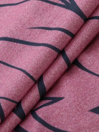 Fox Claw Plus Size Women's Leaf Print Shirt Round- Neck Comfortable Loose-Fit All-Over Print Top - Image 9