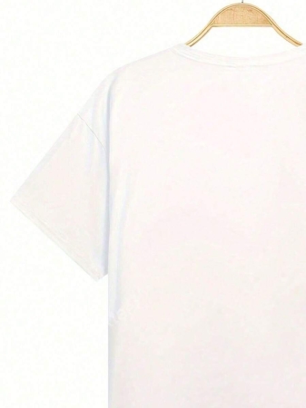 Plus Size Cartoon Character Casual Digital Print Women T-Shirts - Image 5