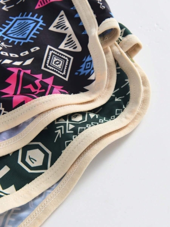 6 Pieces Of Men's Retro Boxer Briefs - Breathable Quick-Drying Elastic Printed Swim Trunks, Lightweight Sports Fitness Shorts, Suitable For Summer Running Comfort, Machine Washable, High-Quality Underwear, Casual Sportswear, Elastic Material, Comfortable Underwear, Essential For Fitness Enthusiasts, Random Colors In A 6-Piece Set. - Image 6