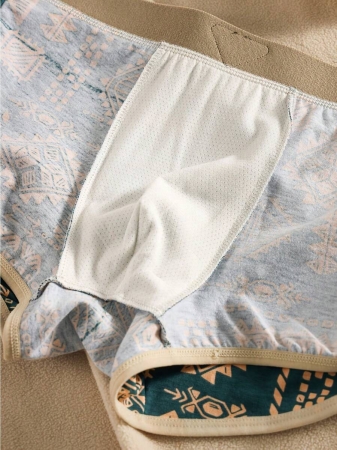 6 Pieces Of Men's Retro Boxer Briefs - Breathable Quick-Drying Elastic Printed Swim Trunks, Lightweight Sports Fitness Shorts, Suitable For Summer Running Comfort, Machine Washable, High-Quality Underwear, Casual Sportswear, Elastic Material, Comfortable Underwear, Essential For Fitness Enthusiasts, Random Colors In A 6-Piece Set. - Image 7