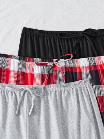 3pcs Plus Size Women Casual Loose Pajama Set, Includes Long Cozy Pants, Fall Clothes - Image 10