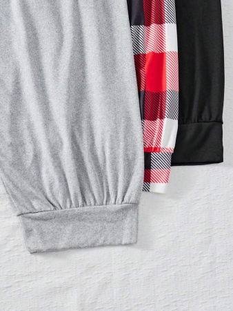 3pcs Plus Size Women Casual Loose Pajama Set, Includes Long Cozy Pants, Fall Clothes - Image 11