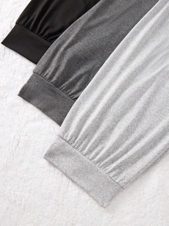 3pcs Plus Size Women Casual Loose Pajama Set, Includes Long Cozy Pants, Fall Clothes - Image 17