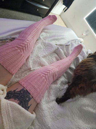 1 Pair Solid Color Wool Thigh High Socks, Over-The-Knee Socks, Thick Fleece Lined For Women, Suitable For Autumn/Winter, Holidays And Gatherings - Image 24