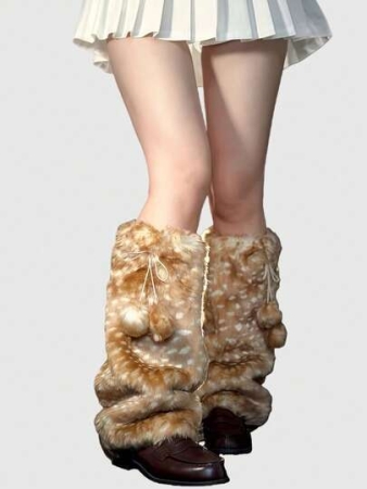 ROMWE Anime Women Leg Warmers