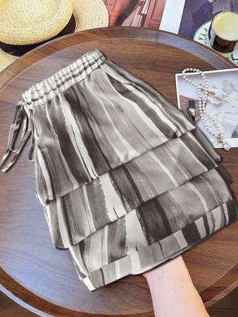 Linhara Plus Size Women Vintage Striped Print Wide Leg Pants, Relaxed Fit, Lightweight For Spring/Summer Fall Cloth For Women - Image 23