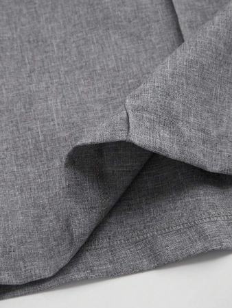 SHEIN Tall CURVE Plus Size Women Office/Commute Elegant Casual Button Decor Minimalist Suit Pants Fall Cloth For Women - Image 19