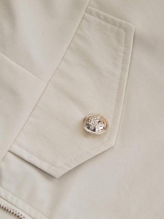 Easura Plus Size Casual Solid Color Utility Jacket, Autumn Fall Winter Cloth For Women - Image 10