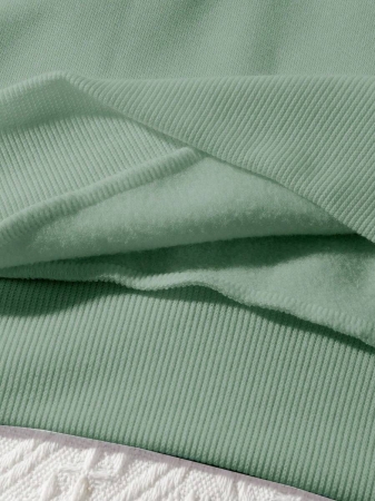 SHEIN LUNE Plus Size Women's Merry & Bright Christmas Trees Print Sweatshirt Pullover Fall Outfit - Image 19