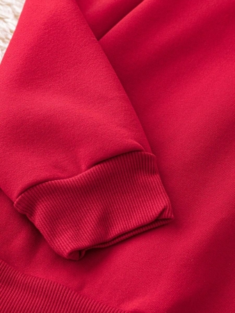 SHEIN LUNE Plus Size Women's Merry & Bright Christmas Trees Print Sweatshirt Pullover Fall Outfit - Image 29