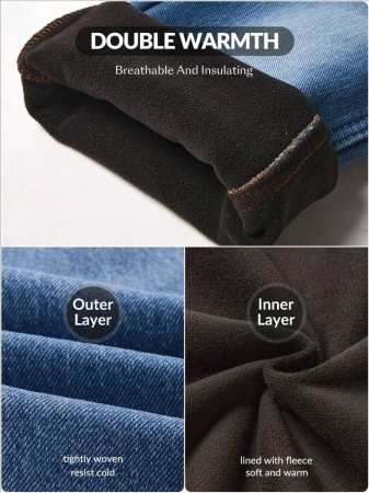 Flexra Plus Size Women Casual Commuter Versatile High Waist Comfortable Belted Slant Pocket Straight Leg Jeans - Image 11