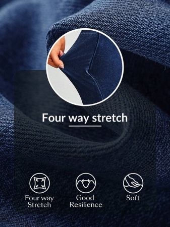 Flexra Plus Size Women Casual Commuter Versatile High Waist Comfortable Belted Slant Pocket Straight Leg Jeans - Image 30