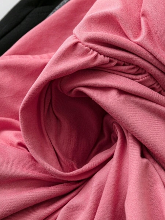 3pcs Plus Size Women Set, Knitted Wide Leg Pants In Pink, Gray & Black, Casual Outfits With Pockets, Autumn/Winter Fall Cloth For Women - Image 7