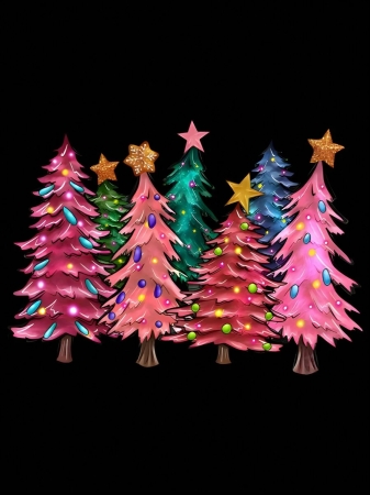 DrmWander Christmas Plus Size Vacation Vibe T-Shirt, Plus Size Casual Streetwear Top, Graphic Long Sleeve T-Shirt, Cute Autumn/Winter Pullover - Image 22