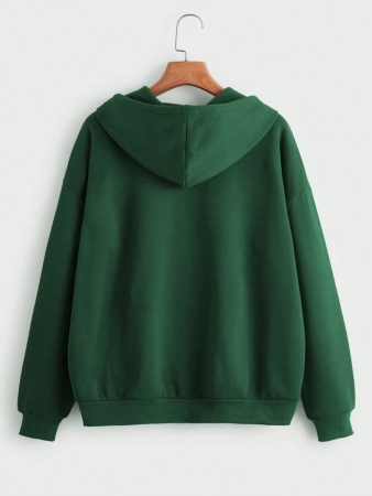 INAWLY Plus Zip Up Drawstring Thermal Lined Hoodie, Winter Graduation,Back To School Outfits,Graduation,Teacher Outfits For Women,Back To School Pullover Fall Outfit Autumn - Image 28