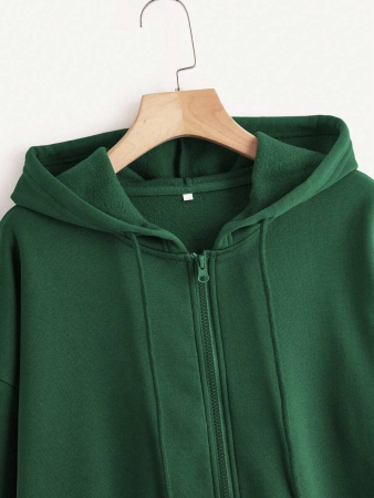 INAWLY Plus Zip Up Drawstring Thermal Lined Hoodie, Winter Graduation,Back To School Outfits,Graduation,Teacher Outfits For Women,Back To School Pullover Fall Outfit Autumn - Image 31