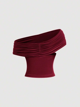 SHEIN MOD Women's Elegant Solid Color Versatile Halter Neck Top, Summer - Image 16